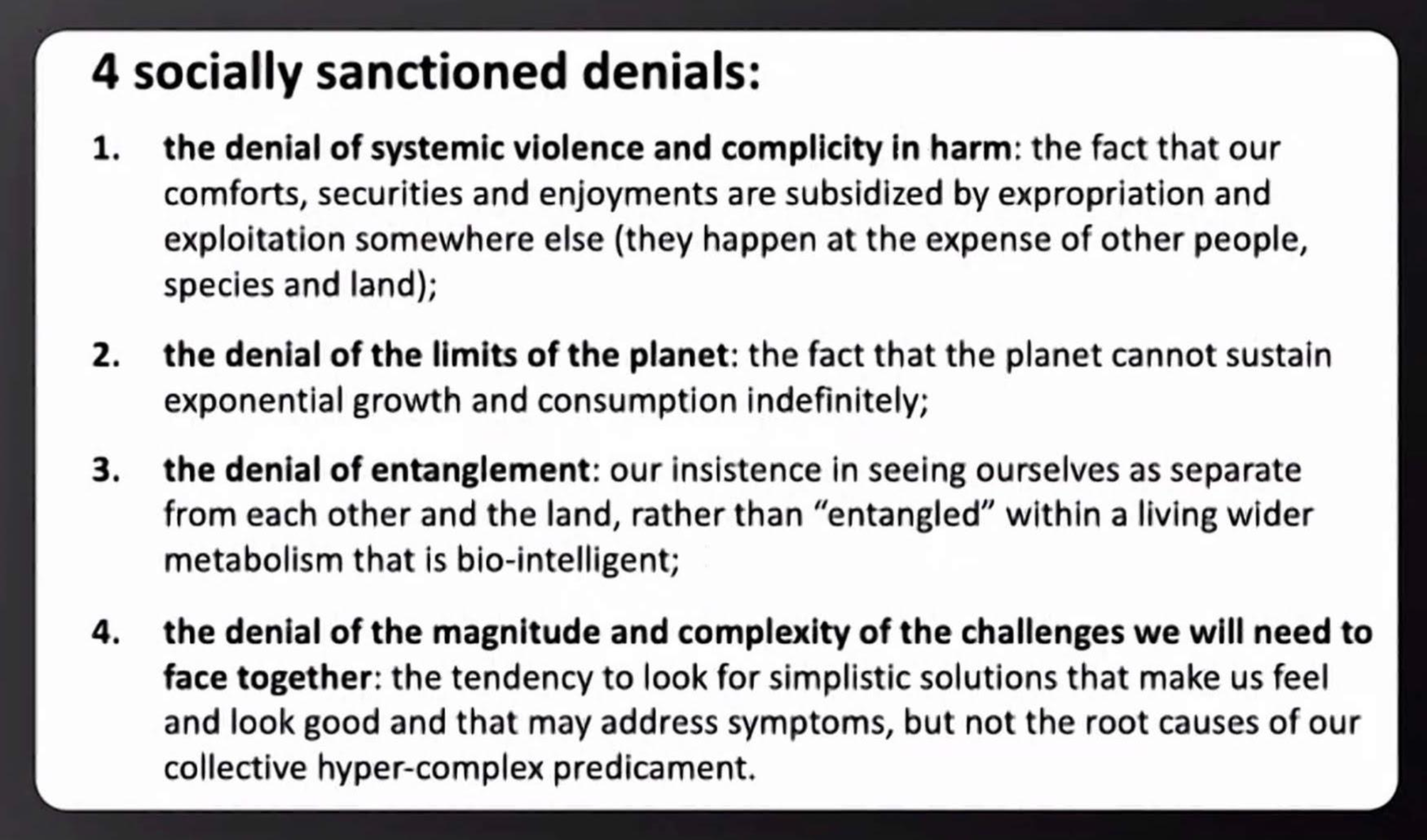 Four Socially Sanctioned Denials - image