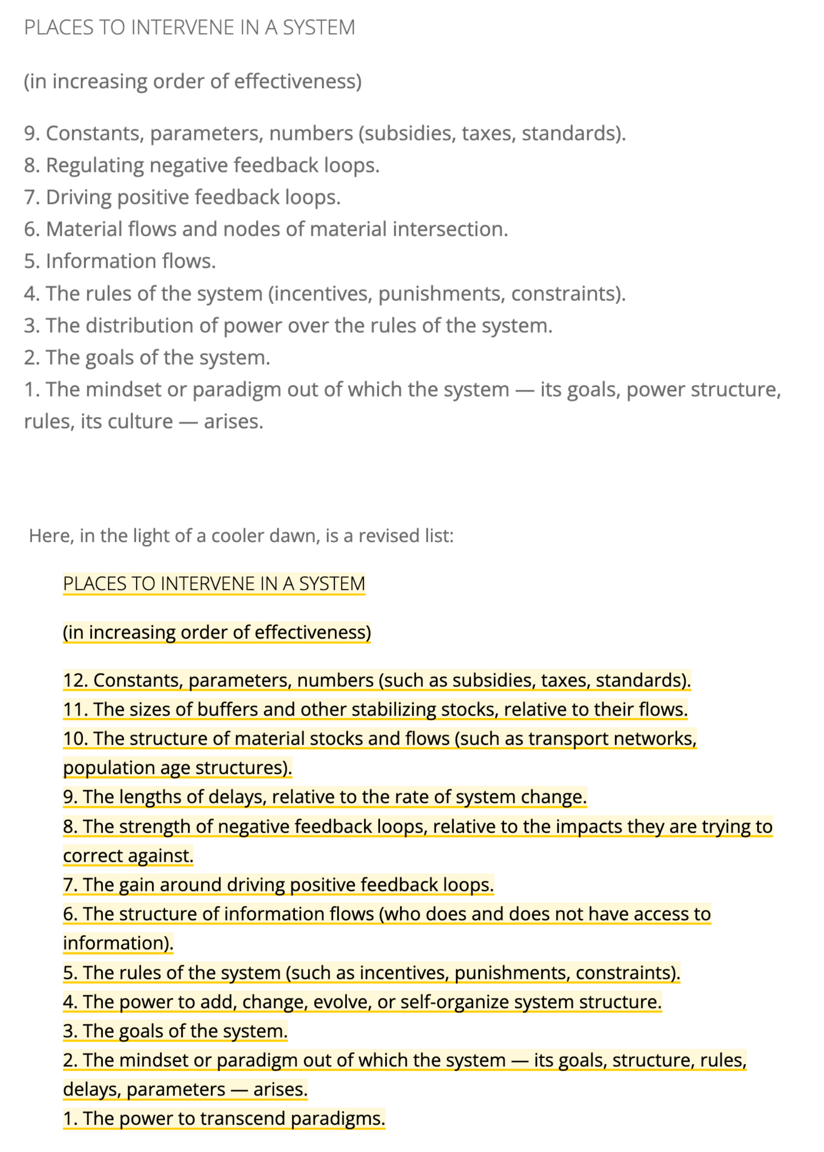 System Leverage Points - image